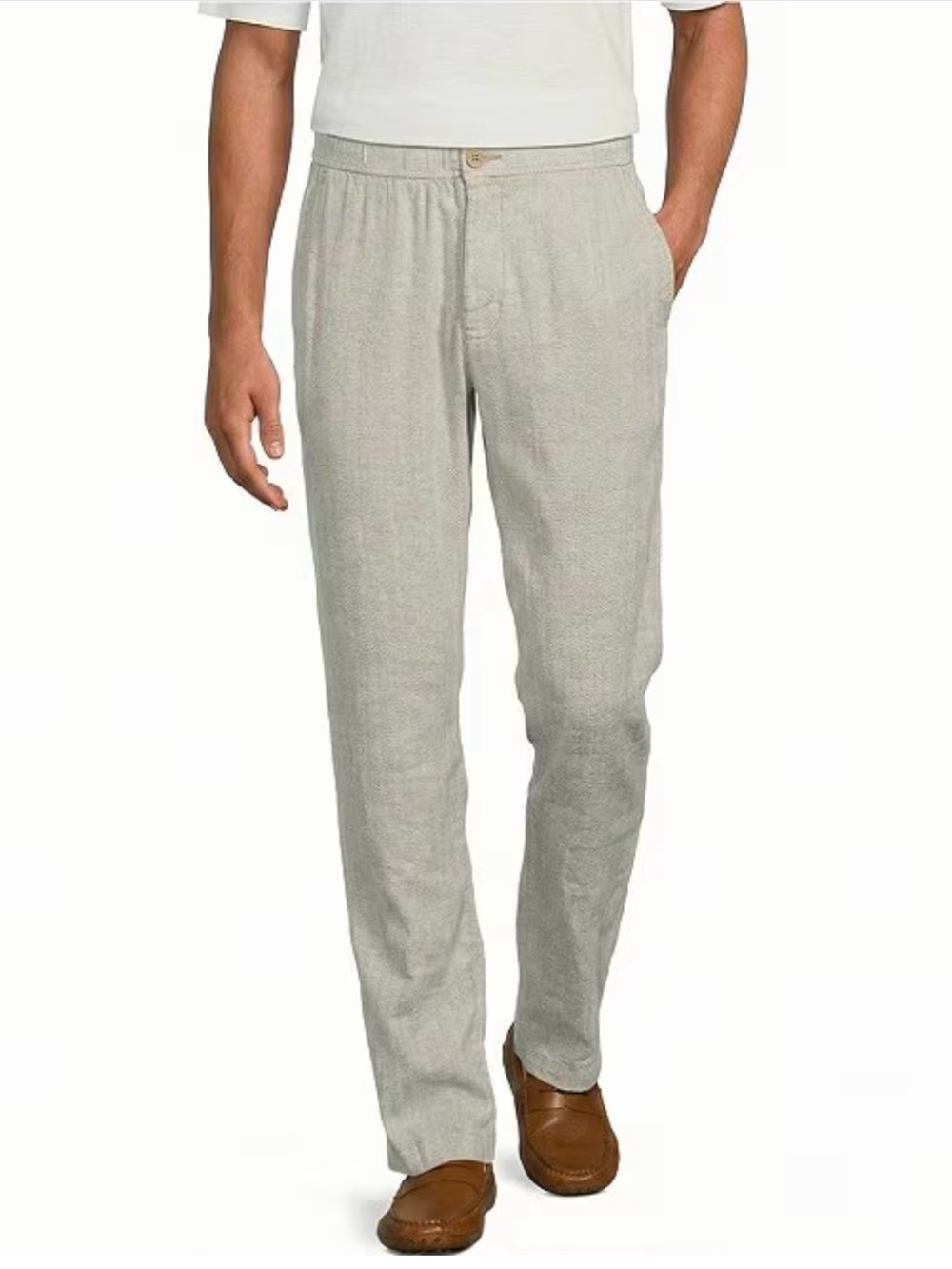Tommy Bahama Beach Coast Linen Full Elastic Pants